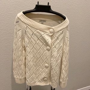 Knit Banana Republic button down sweater.